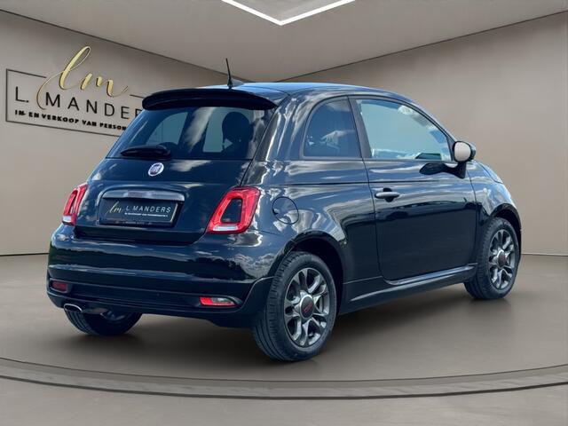 Fiat 500 1.2 Sport 2017 ZWART | Leder | Climate Control | Benzine