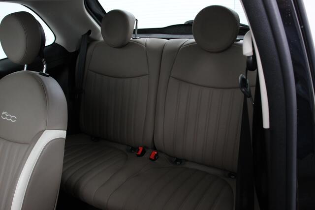Fiat 500 1.2 Lounge | Navigatie | Lederen Interieur | Climate Control | Panoramadak | Parkeer sensoren