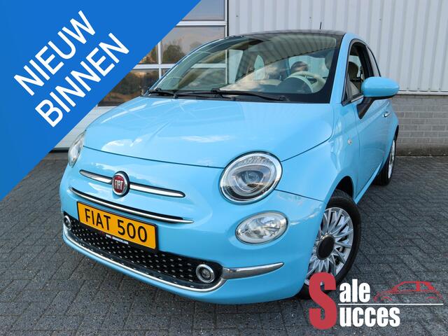 Fiat 500 1.2 Lounge Navigatie babyblauw