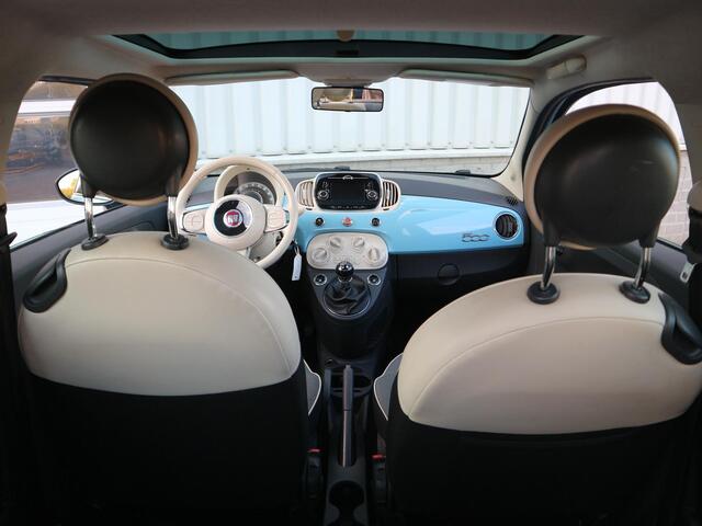 Fiat 500 1.2 Lounge Navigatie babyblauw