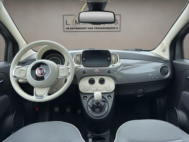 Fiat 500 1.2 Lounge 2018 GRIJS | Distributieriem nieuw | Airco | Apple Ca