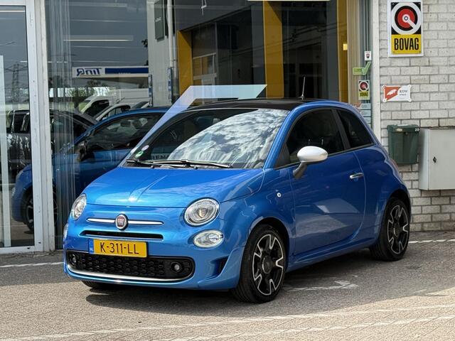 Fiat 500 1.0 Hybrid Rockstar | NAP | Navigatie | Panorama dak | Leer | DAB | Cruise Control | Lichtmetaal | Parkeersensoren | Airco |