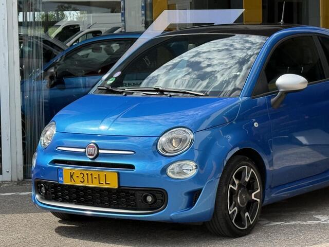 Fiat 500 1.0 Hybrid Rockstar | NAP | Navigatie | Panorama dak | Leer | DAB | Cruise Control | Lichtmetaal | Parkeersensoren | Airco |