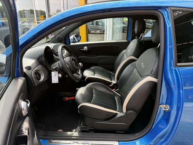 Fiat 500 1.0 Hybrid Rockstar | NAP | Navigatie | Panorama dak | Leer | DAB | Cruise Control | Lichtmetaal | Parkeersensoren | Airco |