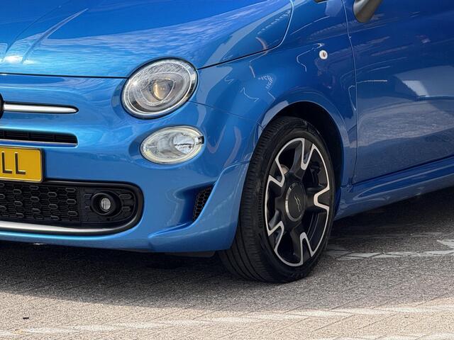 Fiat 500 1.0 Hybrid Rockstar | NAP | Navigatie | Panorama dak | Leer | DAB | Cruise Control | Lichtmetaal | Parkeersensoren | Airco |