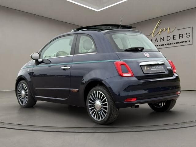 Fiat 500 0.9 TwinAir T Riva 2017 BLAUW | Schuifdak | Display | Benzine