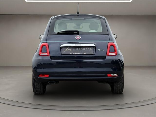 Fiat 500 0.9 TwinAir T Riva 2017 BLAUW | Schuifdak | Display | Benzine