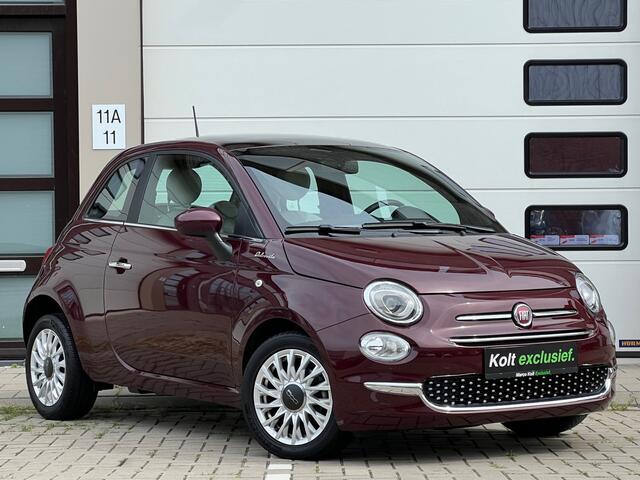 Fiat 500 1.0 Hybrid Dolcevita Airco / Panoramadak / Apple Carplay / Leder Int / 15" LM Velgen / Park Sensors / 1e Eigenaar!
