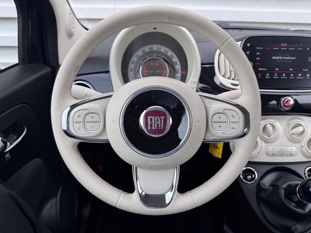 Fiat 500 1.0 Hybrid Lounge met Apple Carplay/Android Auto!