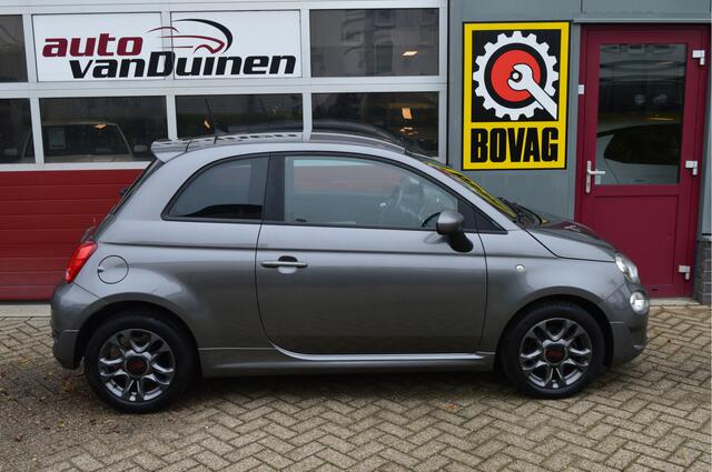 Fiat 500 0.9 TwinAir Turbo Sport O.a: Cruise, Airco, Radio, UConnect, Antr. Hemel, Rijklaar, Etc. All-in prijs!