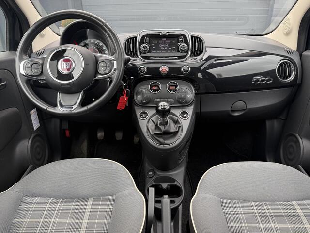 Fiat 500 1.2 Lounge Clima,Pano,Elek ramen,Bluetooth,69pk,Lm,velgen,APK tot 02-2026