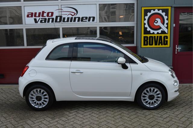 Fiat 500 0.9 TwinAir Turbo Lounge O.a; Pano, Cruise, Bluetooth, Airco, Rijklaar, Etc. All-in prijs!