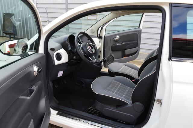 Fiat 500 0.9 TwinAir Turbo Lounge O.a; Pano, Cruise, Bluetooth, Airco, Rijklaar, Etc. All-in prijs!