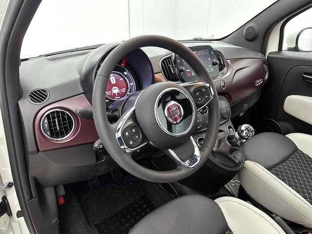 Fiat 500 1.2 Lounge Unieke km's, Pano, Carplay