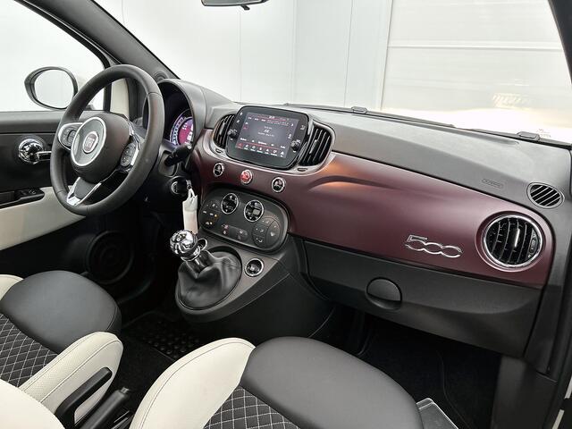 Fiat 500 1.2 Lounge Unieke km's, Pano, Carplay