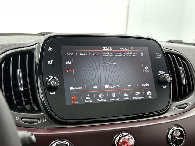 Fiat 500 1.2 Lounge Unieke km's, Pano, Carplay