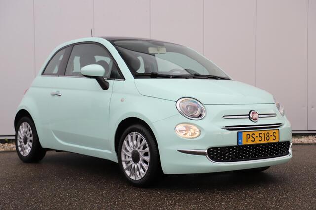 Fiat 500 0.9 TwinAir Turbo Lounge Mint Groen! Panoramadak Navi DAB+ Cruise Bluetooth Airco