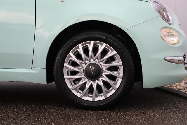 Fiat 500 0.9 TwinAir Turbo Lounge Mint Groen! Panoramadak Navi DAB+ Cruise Bluetooth Airco