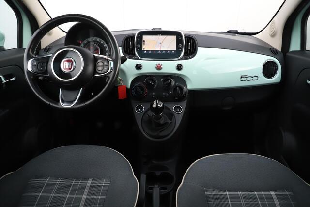 Fiat 500 0.9 TwinAir Turbo Lounge Mint Groen! Panoramadak Navi DAB+ Cruise Bluetooth Airco