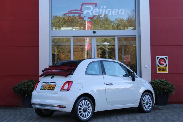 Fiat 500 1.0 72PK HYbrid DOLCEVITA CABRIO | ELEKRISCH BEDIENBAAR CABRIODAK | CLIMATE CONTROL | DAB+ RADIO | CRUISE CONTROL | HALF STOF HALF LEDEREN BEKLEDING | 15"LICHT METALEN VELGEN | LED DAGRIJ VERLICHTING |