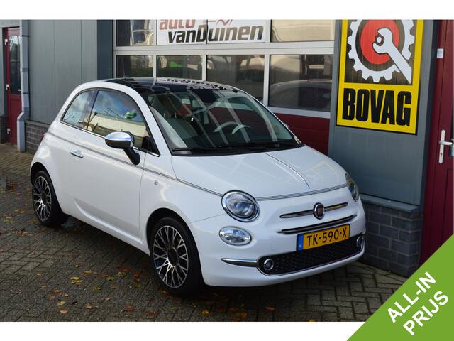 Fiat 500 0.9 TwinAir Turbo Collezione O.a: PDC, Cruise, Navi, Clima, Carplay, DAB, Etc. All-in prijs!