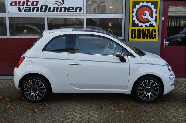 Fiat 500 0.9 TwinAir Turbo Collezione O.a: PDC, Cruise, Navi, Clima, Carplay, DAB, Etc. All-in prijs!