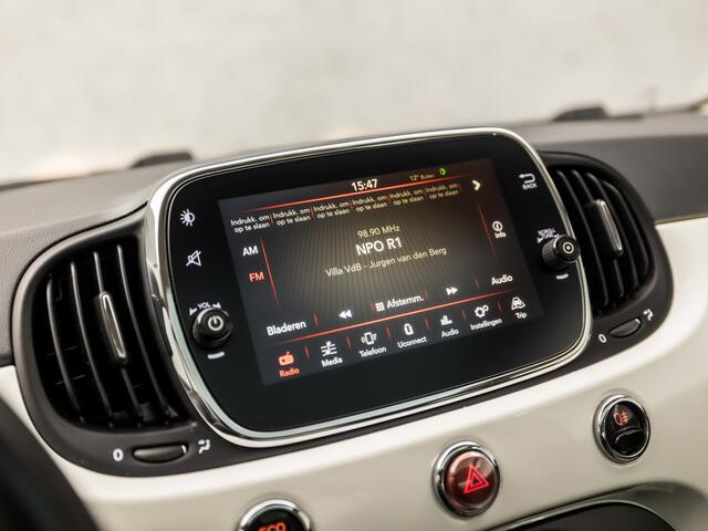 Fiat 500 0.9 TwinAir Turbo Lounge (PANORAMADAK, APPLE CARPLAY, GROOT NAVI, CRUISE, SPORTSTOELEN, LM VELGEN, BLUETOOTH, NIEUWE APK, NIEUWSTAAT)