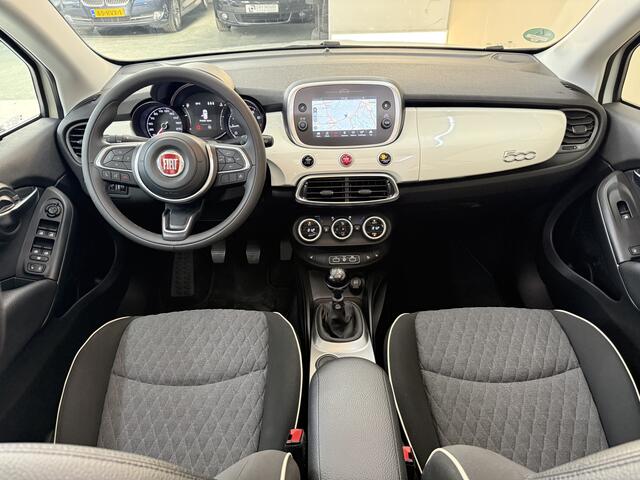 Fiat 500 X CROSS 1.0 GSE City Cross, 120Pk, 2019, 2de eigenaar, Panoramadak, Stoelverwarming, Climate control, Cruise control, Navigatie, Achteruitrijcamera, LED Koplampen,