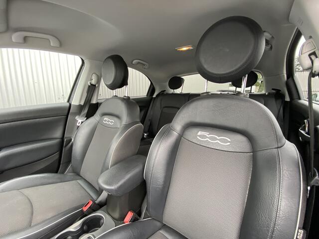 Fiat 500 X CROSS 1.4 Turbo MultiAir Cross AUTOMAAT, 89Dkm, Keyless, Leer/Stof, Clima, Navi, CC, Bluetooth, PDC, LM, nw. APK - Inruil Mogelijk -