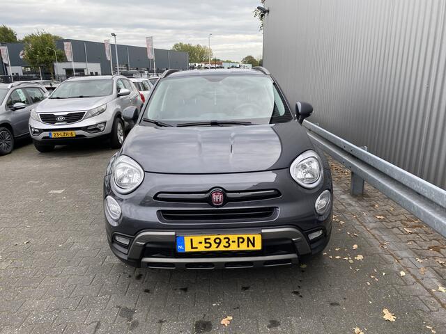 Fiat 500 X CROSS 1.4 Turbo MultiAir Cross AUTOMAAT, 89Dkm, Keyless, Leer/Stof, Clima, Navi, CC, Bluetooth, PDC, LM, nw. APK - Inruil Mogelijk -