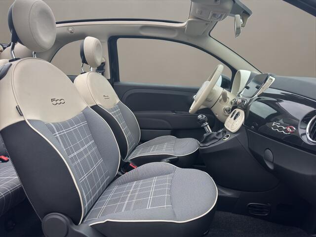 Fiat 500C 0.9 TwinAir T Lounge 2018 ZWART | Cabrio | Benzine | 3-deurs | D