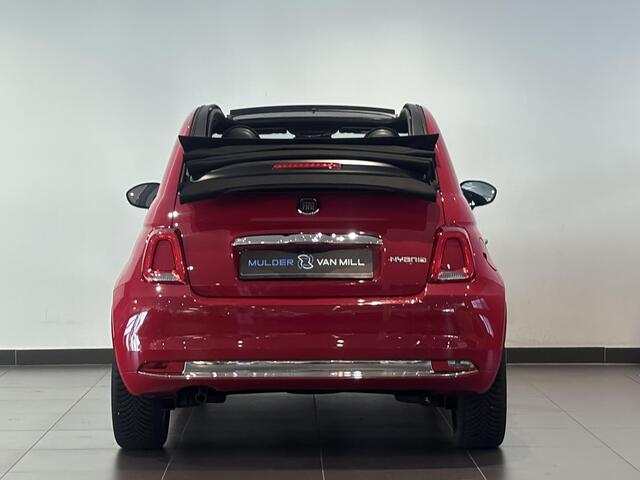 Fiat 500C Cabio RED 1.0 Hybrid 70pk H6 | NAVI | CLIMA | DAB+ | 16" LM-VELGEN | APPLE CARPLAY / ANDROID AUTO |