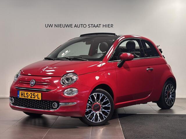 Fiat 500C Cabio RED 1.0 Hybrid 70pk | NAVI | CLIMA | DAB+ | 16" LM-VELGEN | PARKEERHULP | APPLE CARPLAY / ANDROID AUTO |