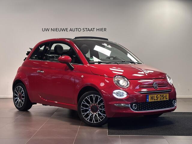 Fiat 500C Cabio RED 1.0 Hybrid 70pk | NAVI | CLIMA | DAB+ | 16" LM-VELGEN | PARKEERHULP | APPLE CARPLAY / ANDROID AUTO |