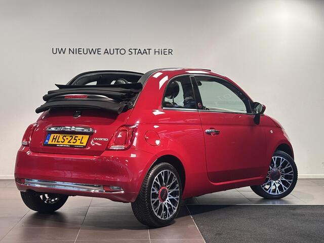 Fiat 500C Cabio RED 1.0 Hybrid 70pk | NAVI | CLIMA | DAB+ | 16" LM-VELGEN | PARKEERHULP | APPLE CARPLAY / ANDROID AUTO |