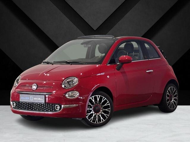 Fiat 500C Cabio RED 1.0 Hybrid 70pk | NAVI | CLIMA | DAB+ | 16" LM-VELGEN | APPLE CARPLAY / ANDROID AUTO |