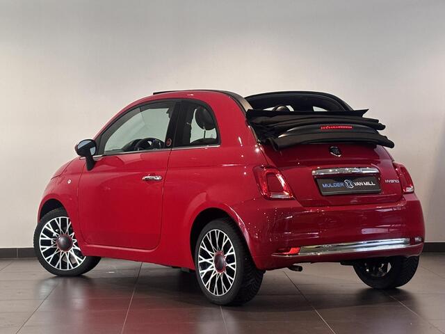 Fiat 500C Cabio RED 1.0 Hybrid 70pk | NAVI | CLIMA | DAB+ | 16" LM-VELGEN | APPLE CARPLAY / ANDROID AUTO |