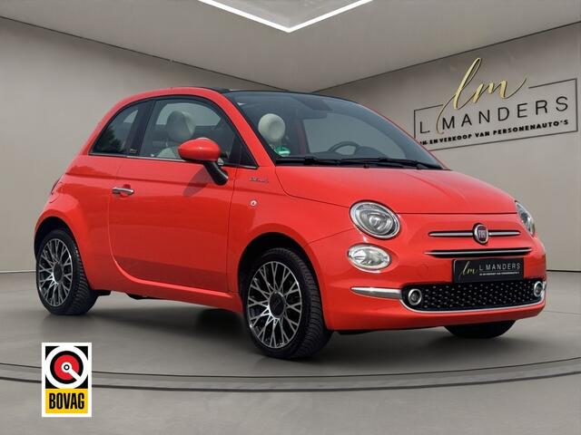 Fiat 500C 1.0 Hybrid Dolcevita 2022 ORANJE | Cabriolet | Leder