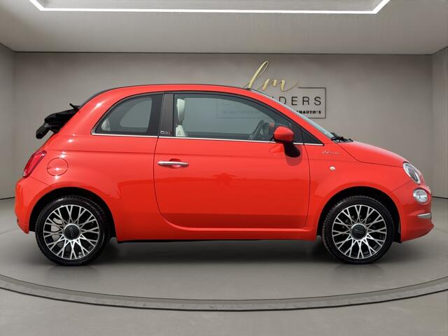 Fiat 500C 1.0 Hybrid Dolcevita 2022 ORANJE | Cabriolet | Leder