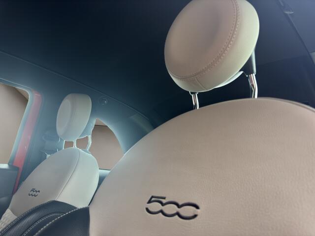 Fiat 500C 1.0 Hybrid Dolcevita 2022 ORANJE | Cabriolet | Leder