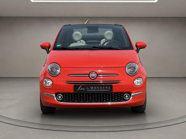 Fiat 500C 1.0 Hybrid Dolcevita 2022 ORANJE | Cabriolet | Leder