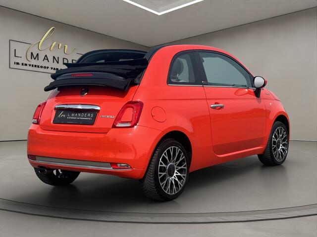 Fiat 500C 1.0 Hybrid Dolcevita 2022 ORANJE | Cabriolet | Leder
