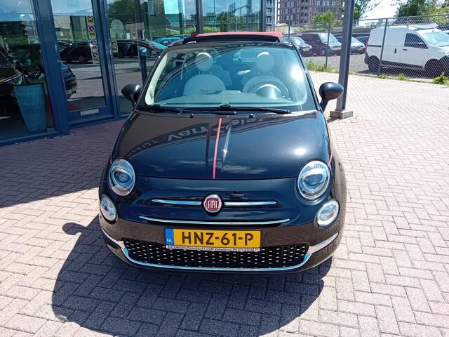 Fiat 500C 1.2 Cabriolet Automaat, Airco(automatisch), Multimediasysteem, Cruise control, Parkeersensoren, Dag rijverlichting, Elektrische ramen en spiegels, Lichtmetalen velgen, Centrale vergrendeling met AB, Zeer nette auto, BOVAG