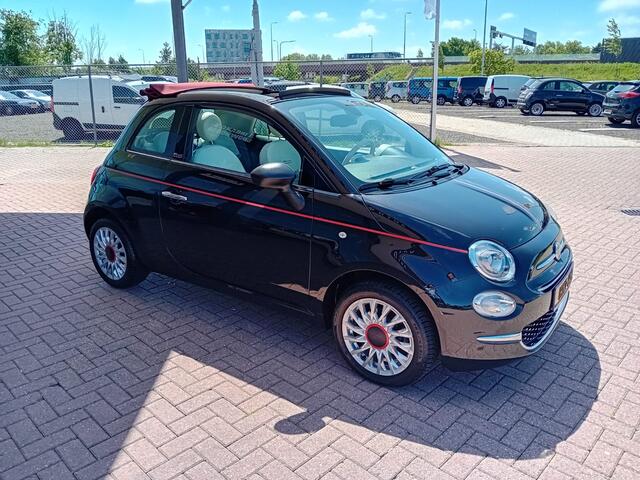 Fiat 500C 1.2 Cabriolet Automaat, Airco(automatisch), Multimediasysteem, Cruise control, Parkeersensoren, Dag rijverlichting, Elektrische ramen en spiegels, Lichtmetalen velgen, Centrale vergrendeling met AB, Zeer nette auto, BOVAG