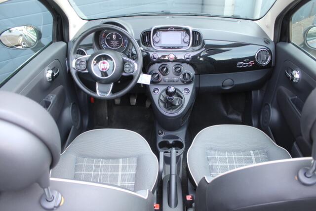 Fiat 500C 0.9 TwinAir Turbo Lounge Airco, PDC, LM Velgen Connect scherm DAB radio