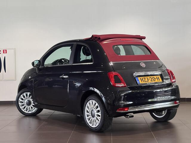 Fiat 500C Cabrio Dolcevita 1.0 Hybrid 70pk | VOUWDAK ROOD | NAVI | CLIMA | DAB+ | PARKEERHULP | APPLE CARPLAY / ANDROID AUTO | ALL-SEASONBANDEN