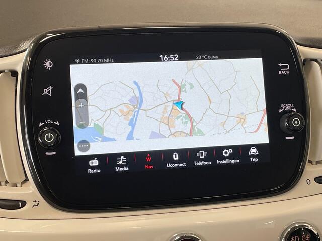 Fiat 500C 1.0 Hybrid Dolcevita Navigatie, Climate Control, Cruise Control, 15"Lm, Mistlampen,