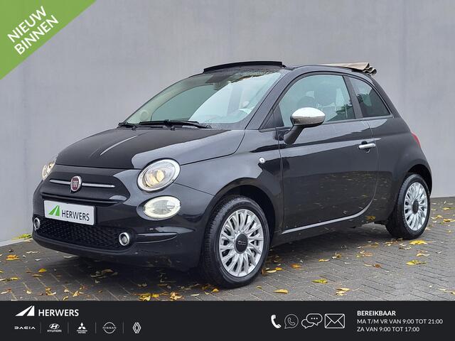 Fiat 500C 1.0 Hybrid Bellavita / Cabrio / Dealer onderhouden / Navigatie / Apple Carplay / Android Auto / Auto. Airco / Parkeersensoren achter /
