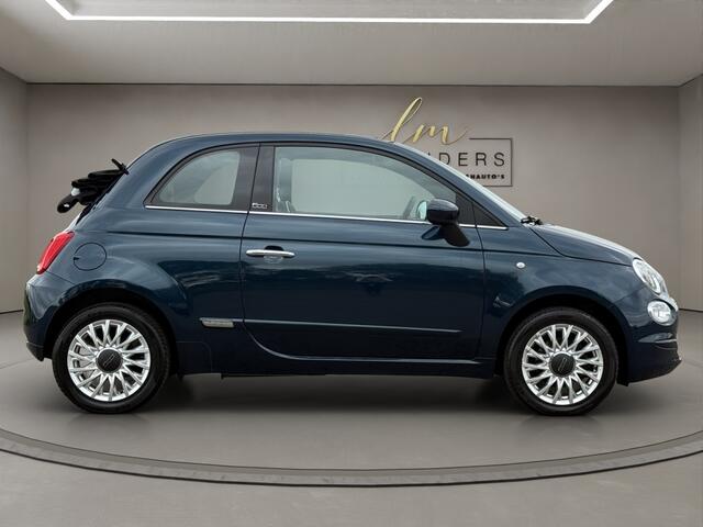 Fiat 500C 1.2 Lounge 2019 BLAUW | Cabriolet | Apple CarPlay | Airco