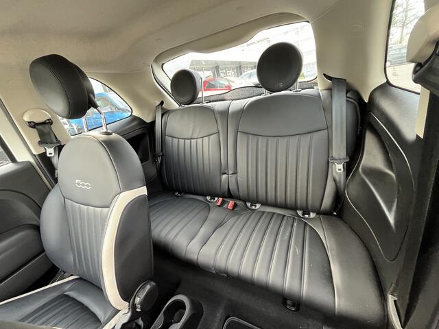 Fiat 500C 0.9 TwinAir Turbo Lounge Panodak Cruise Leer. Nap